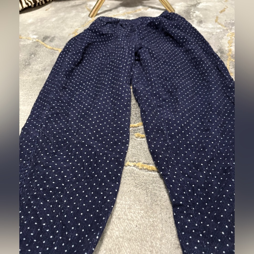 Mulberry Navy and White Polka Dot pant.